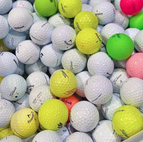 AAAA Refurbished Colored Golf Balls (50 Pack) Titleist, Callaway, Srixon, Taylormade
