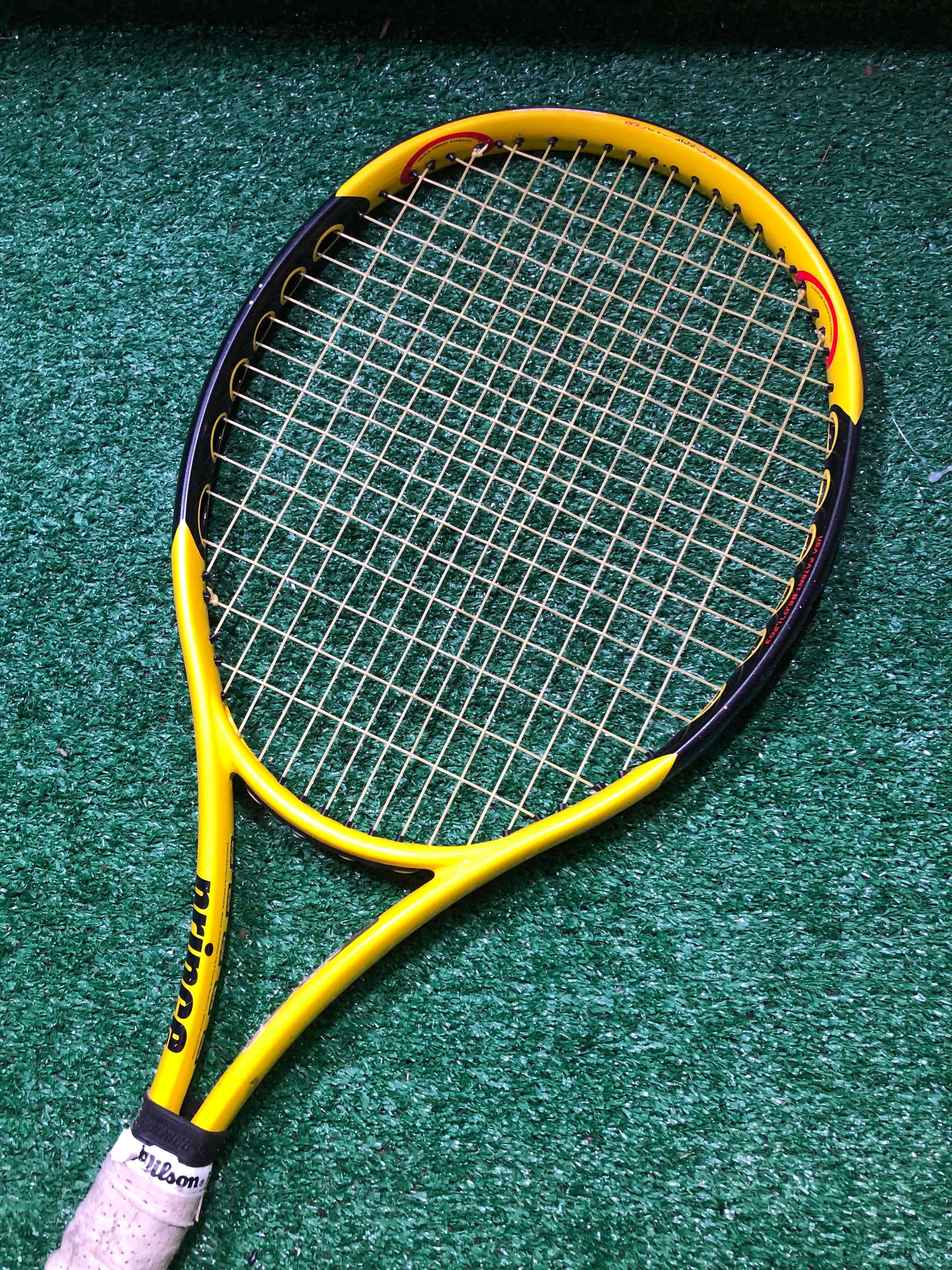 NEUF PRINCE PRO STOCK TX236P 27.5 Exo3 Noir 100 Head 4 1/2 grip raquette de tennis 