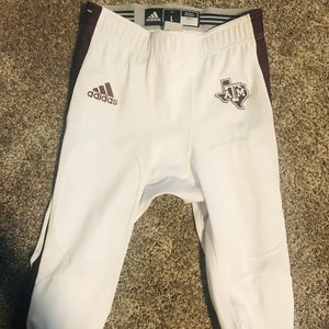 Men's Large Brand New Texas A&M Issued Adidas Game Pants