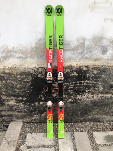 Used Volkl GS Skis 171cm R17 w/ Marker 12 Din Bindings