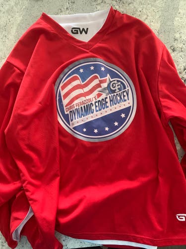 Used Hockey Goalie Cut Reversible Practice Jersey