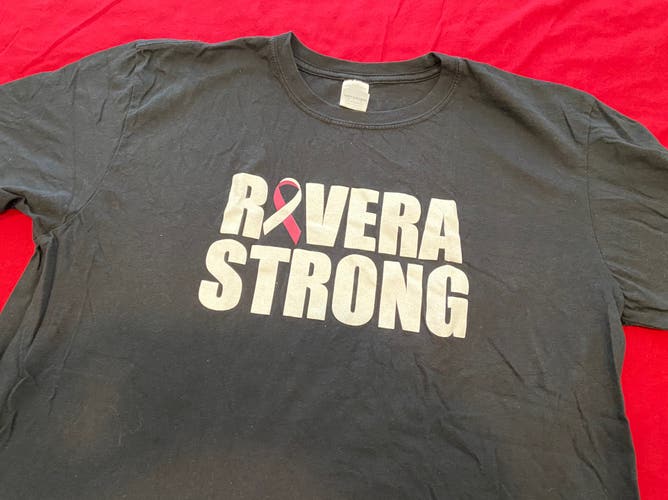 NFL Ron Rivera Washington Commanders "RIVERA STRONG" Team Issued T-Shirt Size XL