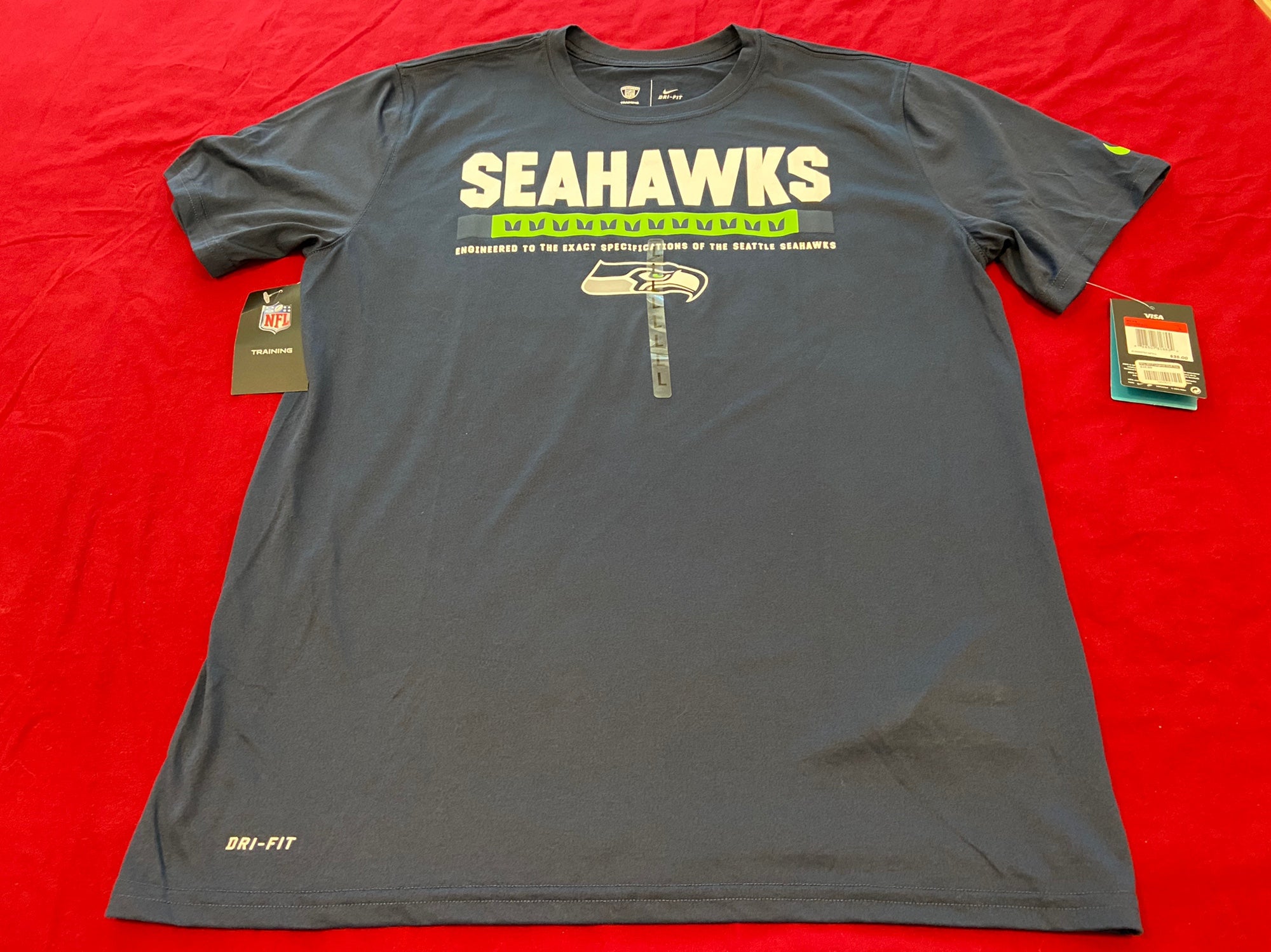 New Era Nfl Seattle Seahawks Oversized Jersey T-shirt