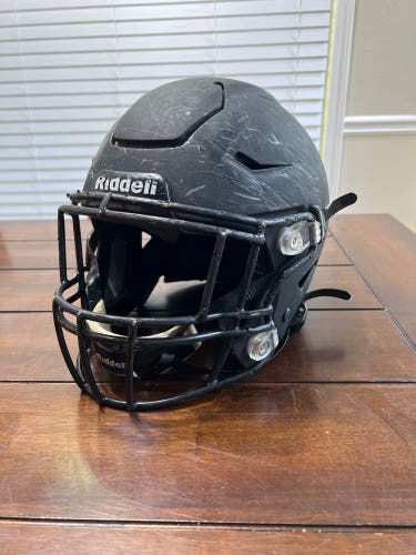 Football Helmet- Riddell SpeedFlex- Large- Matte Black