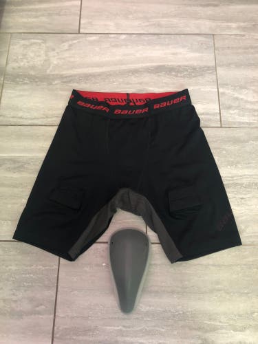 Senior Bauer Compression Jock With Velcro