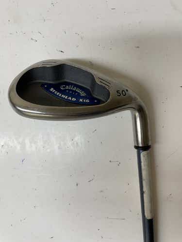 Used Callaway Steel Head X-16 Gap Approach Wedge Regular Flex Graphite Shaft Wedges