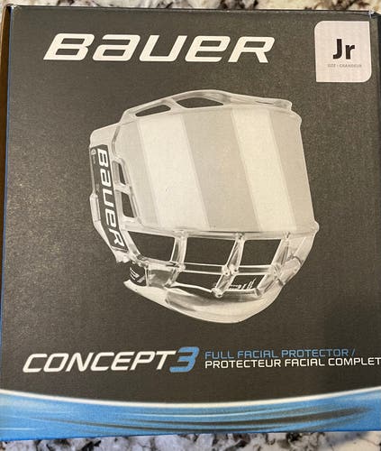 Bauer Junior Concept 3 Full Shield Full Cage
