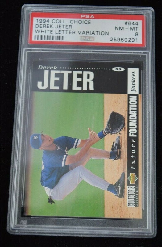 PSA Graded 8 NM-MT 1994 Collector's Choice Derek Jeter New York Yankees