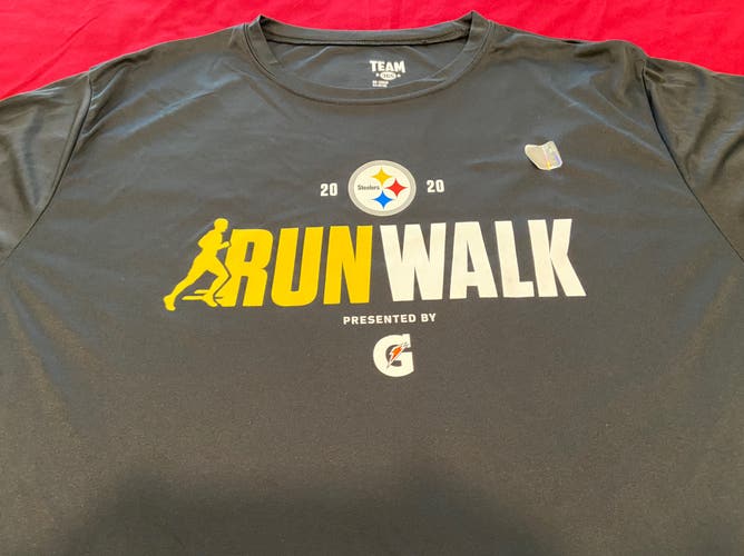 NFL Pittsburgh Steelers 2020 Run / Walk Team Issued Event T-Shirt Size XXL *** NEW