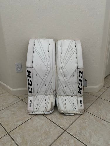 Used 32+1 CCM Premier P2.9 Goalie Leg Pads