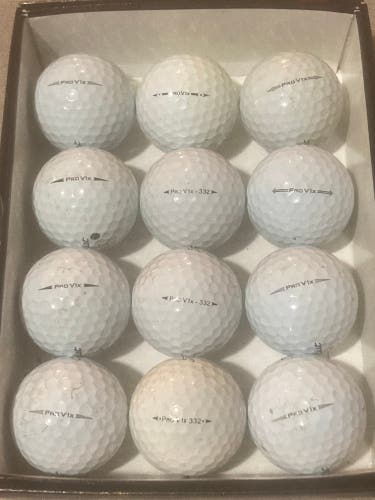 Used Titleist 12 Pack (1 Dozen) Pro V1x Balls