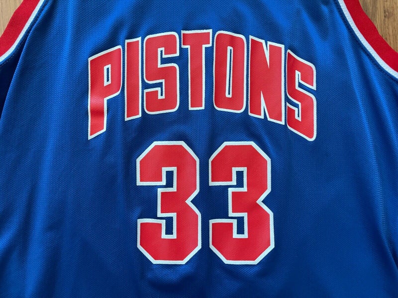 Vintage Champion Brand Detroit Pistons Grant Hill Reversible