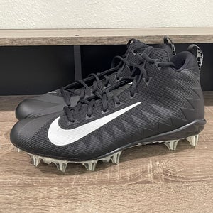 Men’s Size 12 Nike Alpha Menace Pro Mid TD P Black Football Cleats AJ6604-004