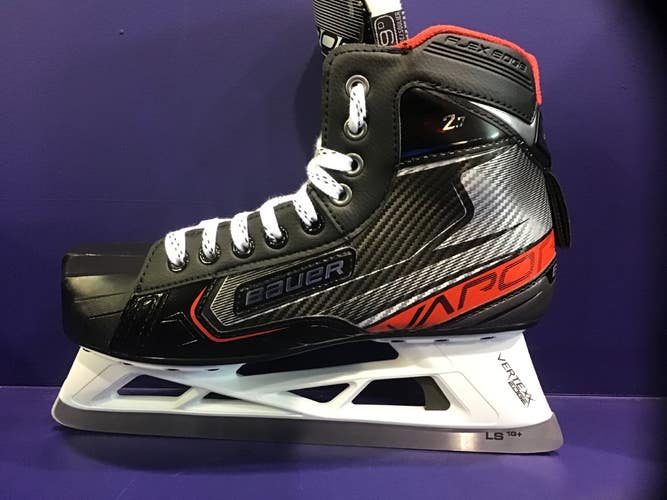 Senior New Bauer Vapor X2.7 Hockey Goalie Skates Regular Width Size 6.5