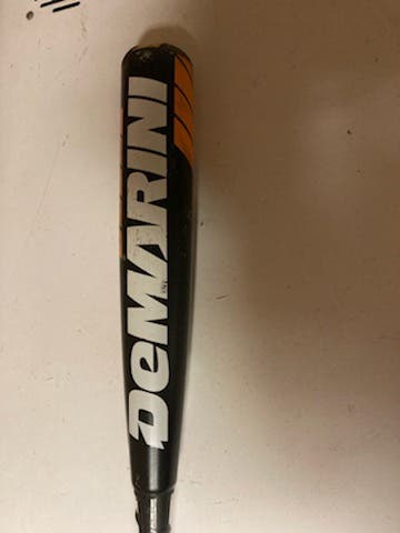 Used USSSA Certified 2016 DeMarini Hybrid Voodoo Raw Bat (-5) 27 oz 32"