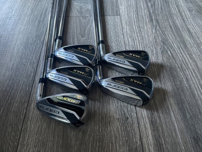 Cobra Men's Right Handed Regular Flex Steel Shaft F-Max Iron Set