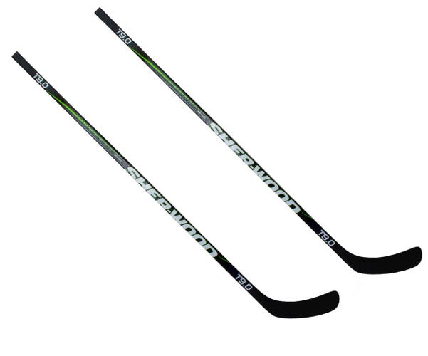 New Junior 2-Pack Sher-Wood Composite Right Hand T9.0 Hockey Stick PP26