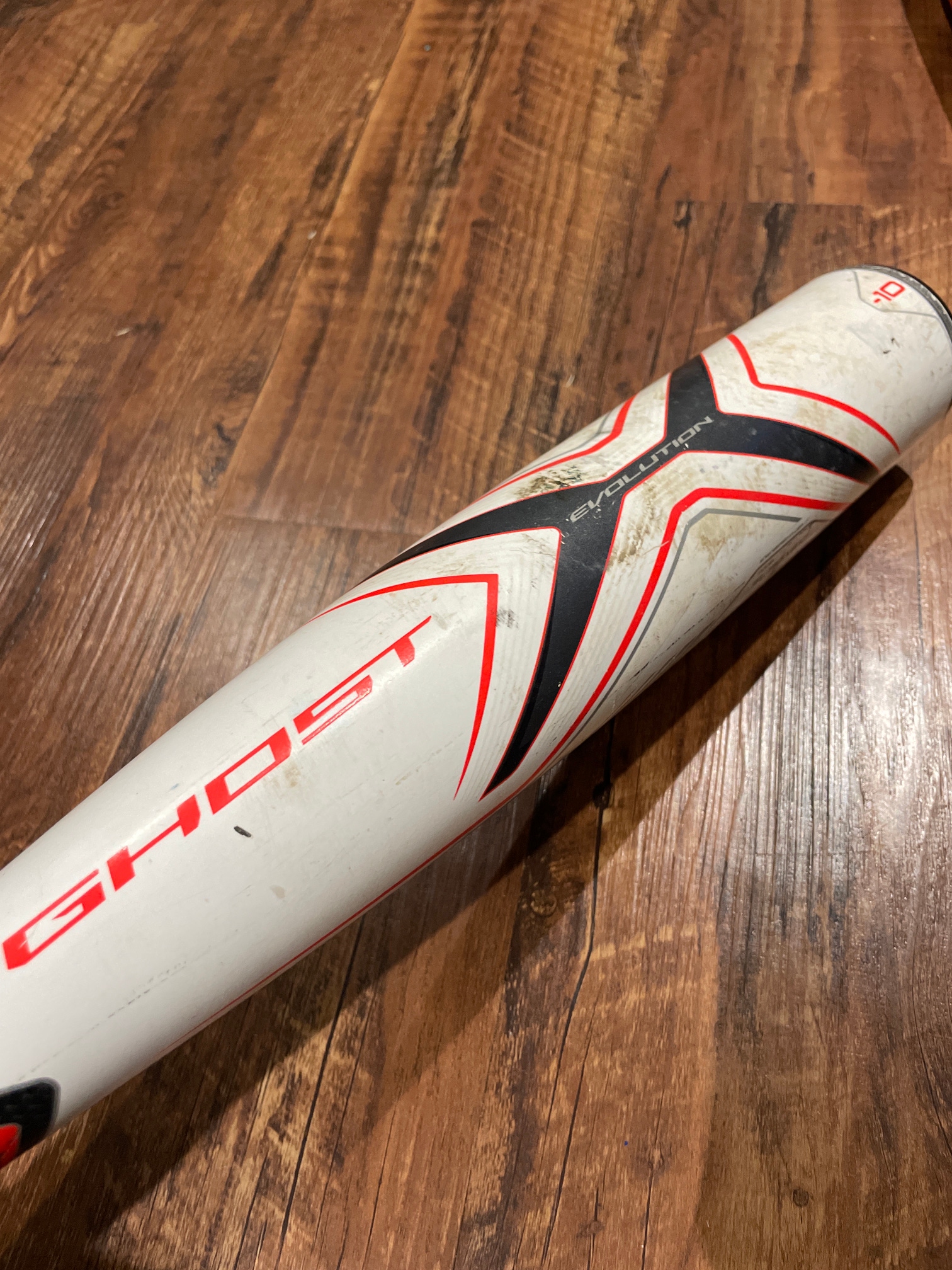 Used USSSA Certified 2019 Easton Composite Ghost X Evolution Bat (-10) 20 oz 30"
