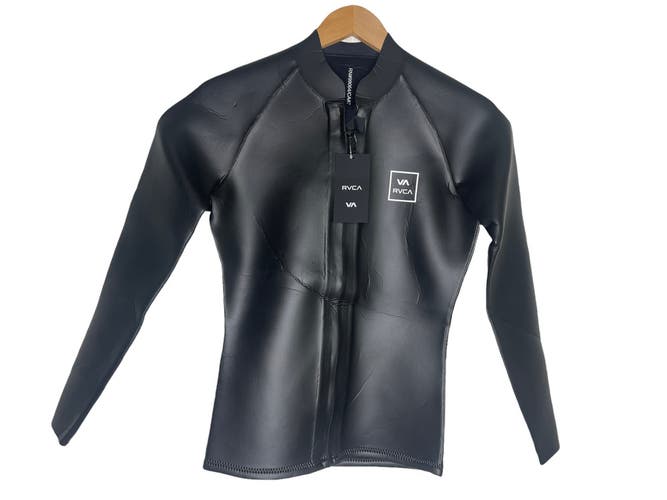 NEW RCVA Mens Spring Wetsuit Size Small 3/2 Black Long Sleeve - Retail $179