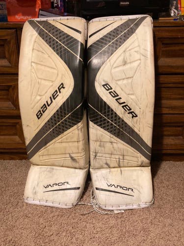 Used 34" Bauer Vapor 1X Goalie Leg Pads