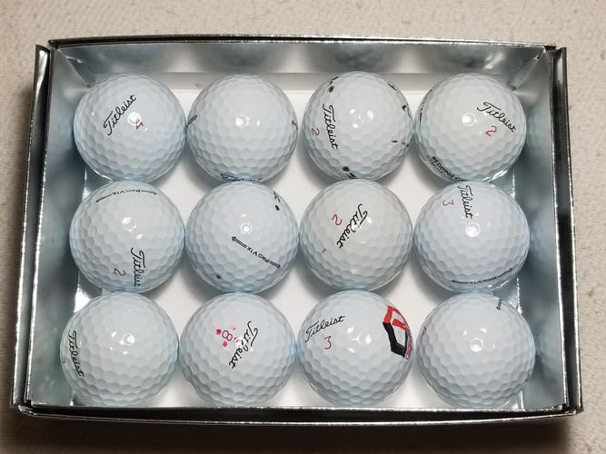 Used Titleist Pro V1x Balls 1 Dozen ~HUGE SALE NOW~