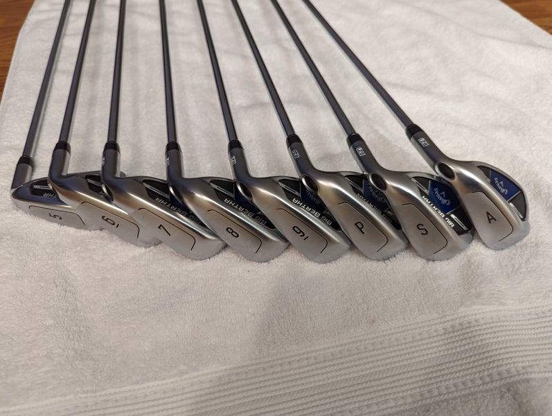 Used Men's Callaway Right Handed Big Bertha B21 Iron Set Regular Flex 8 Pieces Steel Shaft