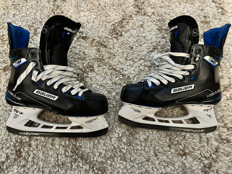 Used Bauer Extra Wide Width Size 7 Nexus 2N Pro Hockey Skates