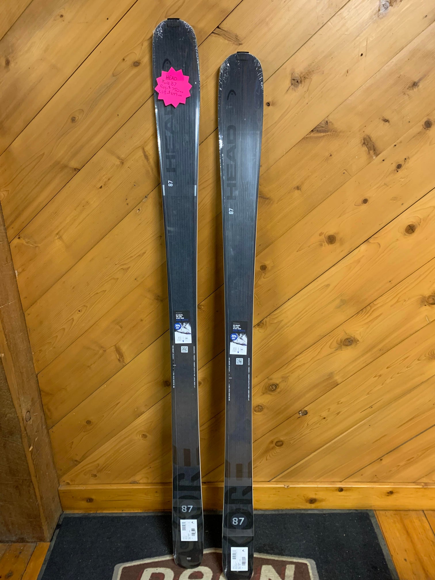 New Men's 2020 HEAD All Mountain Kore 87 Skis Without Bindings