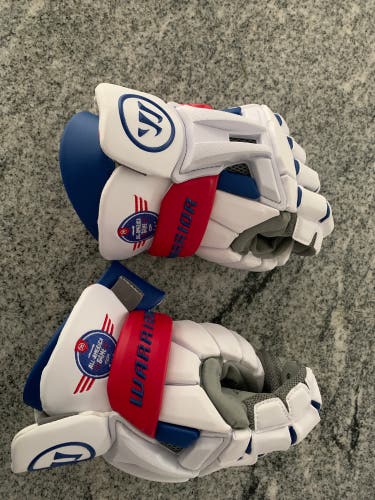 Warrior Burn XP All-America Game Lacrosse Gloves (Unworn)