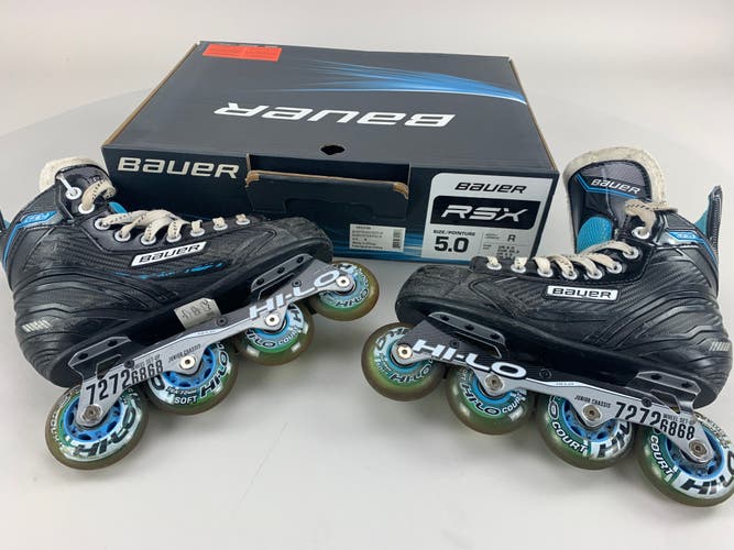 Used Bauer RSX Inline Skates Regular Width Size 5