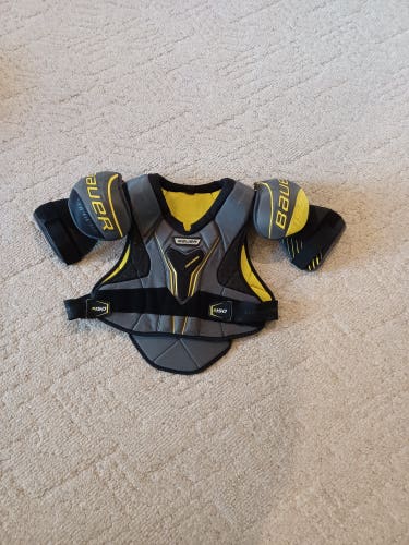 Used Senior Extra Large Bauer Supreme S150 Shoulder Pads