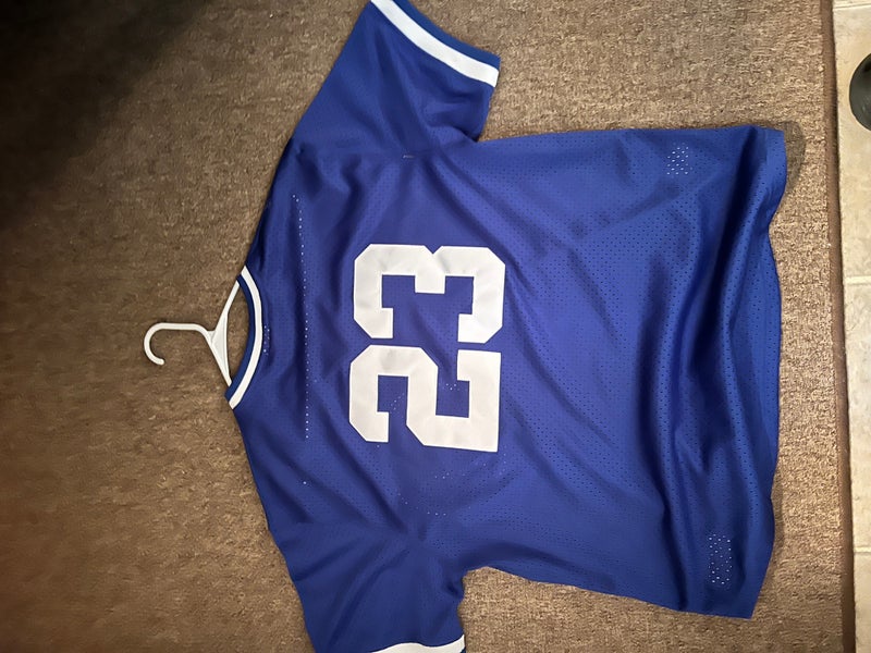 Blue New Large Mitchell & Ness Jersey