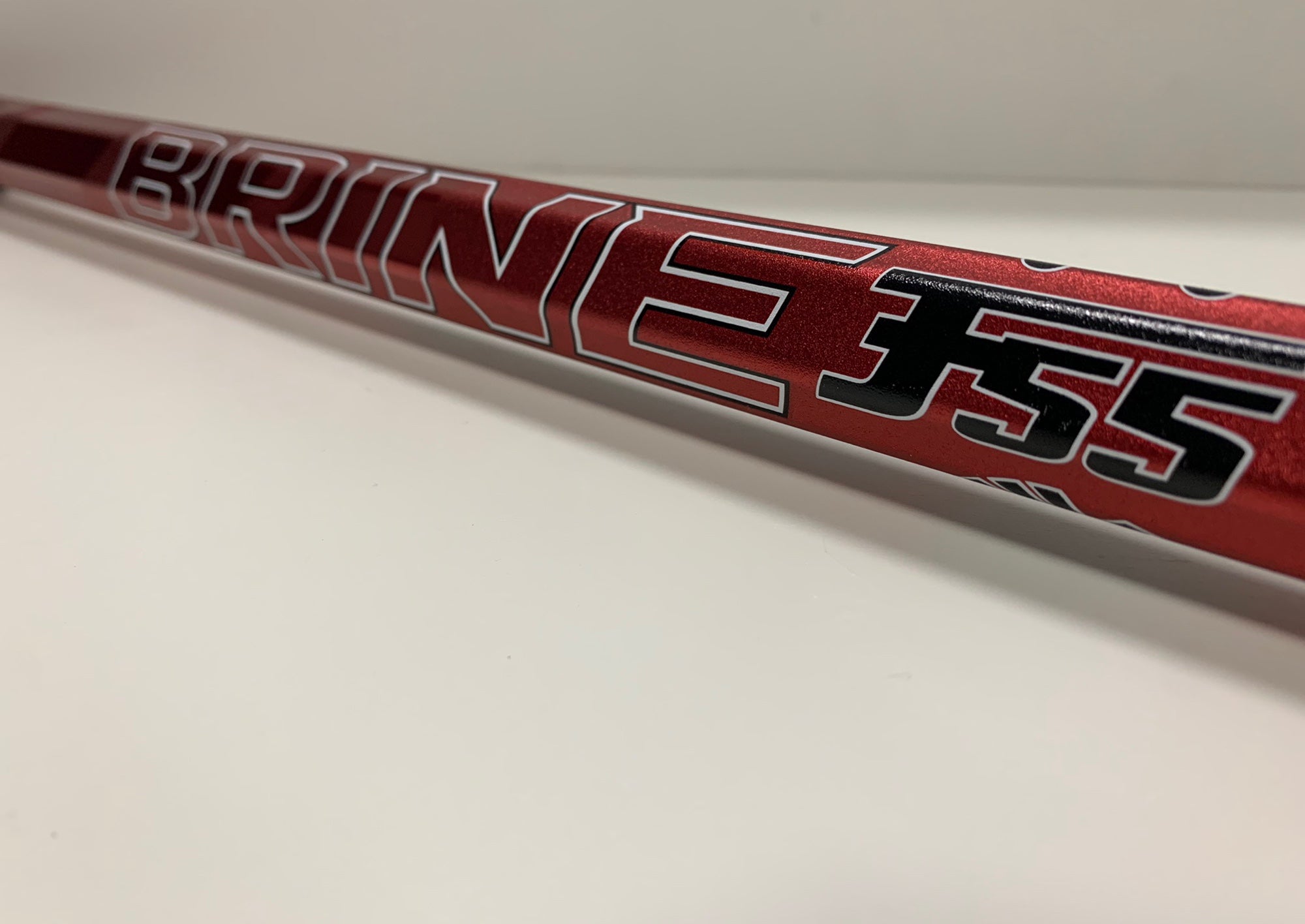 New Brine F55 HD box lacrosse handle 30" black attack shaft indoor lax 