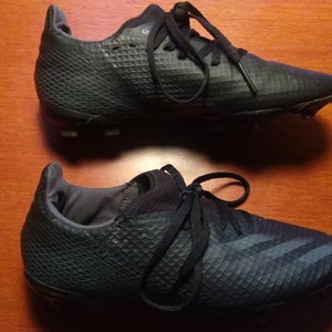 Black Men's Used Size 5.0 (Women's 6.0) Molded Cleats Adidas X Ghosted+ Cleats