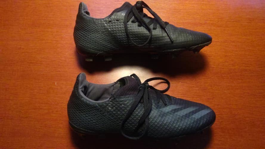 Black Men's Used Size 5.0 (Women's 6.0) Molded Cleats Adidas X Ghosted+ Cleats