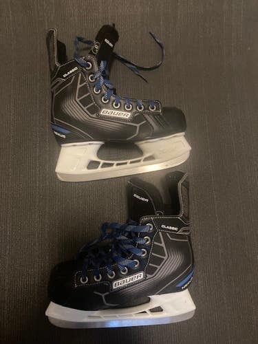 Youth Used Bauer Nexus Classic Hockey Skates Regular Width Size 4