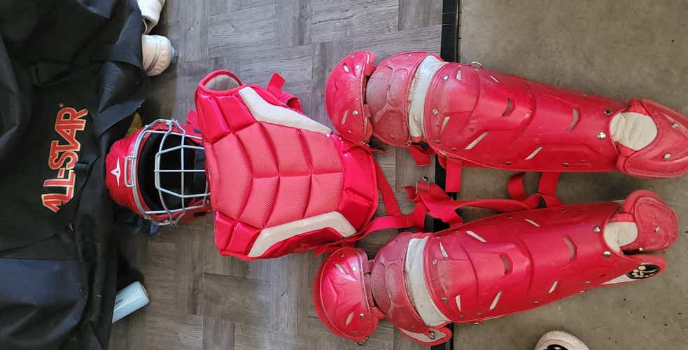 Used All Star System 7 Catcher's Set