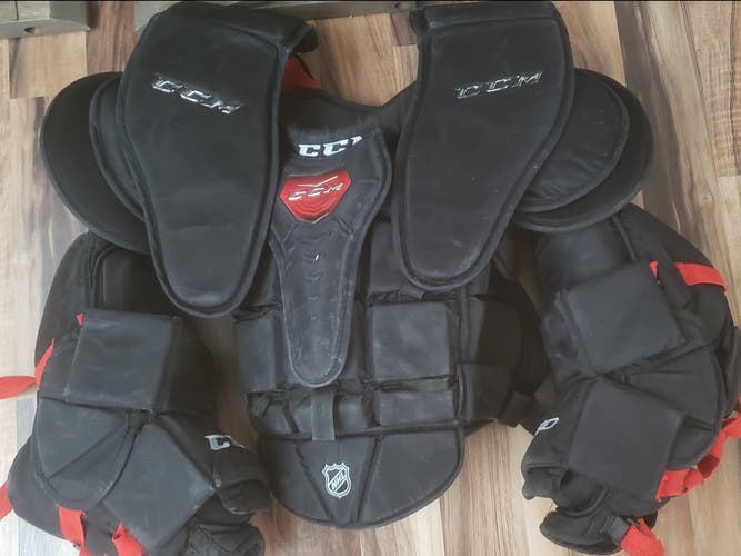Used Small CCM CL Pro Goalie Chest Protector Pro Stock