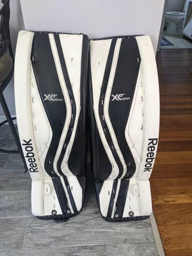 Used 35" Reebok Premier X28 Goalie Leg Pads