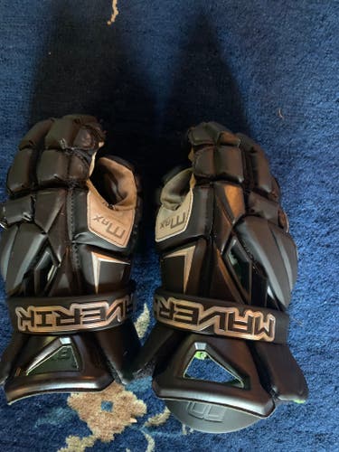 Used New York Lizards Maverik Lacrosse Gloves 13"