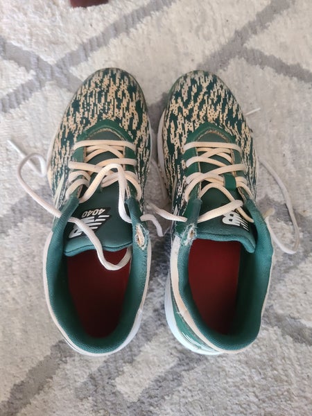 Green Used Adult Men's Size 8.5 (Women's 9.5) Turf Cleats New Balance Low Cut 4040v5