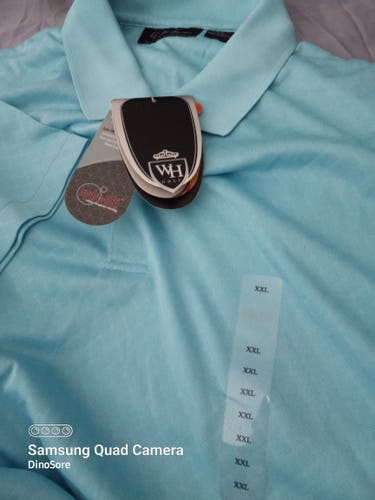 Soft Blue Walter Hagen hydro-dri New XXL Shirt