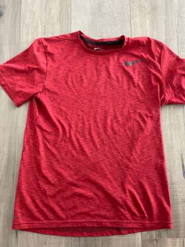 Red Nike Dri Fit Shirt Size Medium