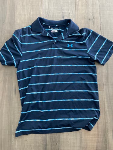 Under Armour Heat Gear Polo Golf Shirt M