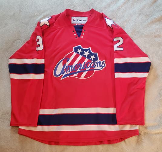 Red Used XL  Rochester Americans Reebok Jersey
