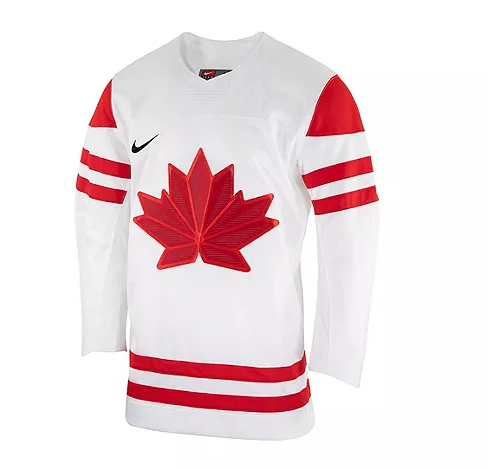 Nike Team Canada 2022 Beijing Olympic Hockey Jersey White Large NWT