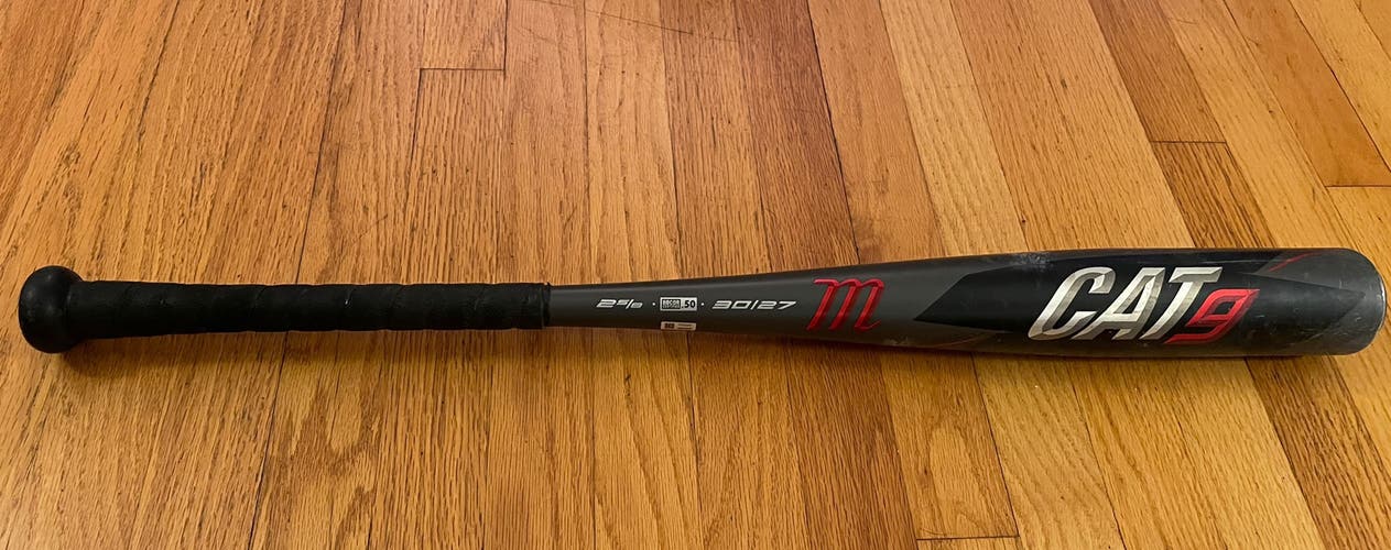 Used BBCOR Certified Alloy (-3) 27 oz 30" Cat 9 Bat