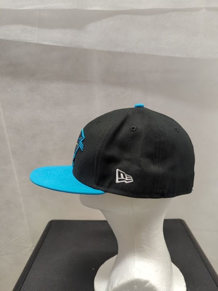 New Era Men's Carolina Panthers Logo Black 59Fifty Fitted Hat