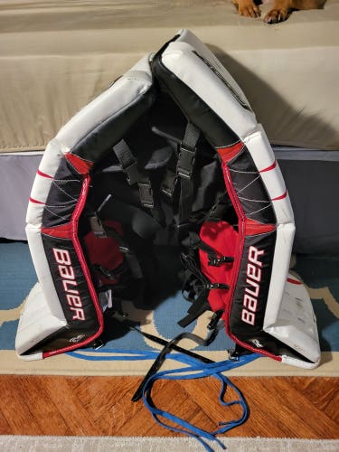 Used 34" Bauer Reactor 1000 Goalie Leg Pads