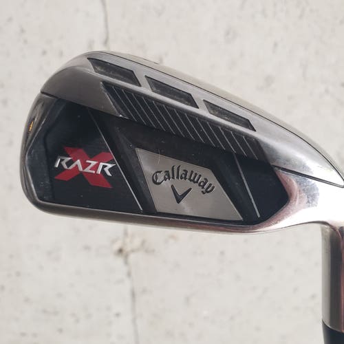 Used Men's Callaway 6 Iron Right Handed RAZR X Forged Regular Flex Steel Shaft